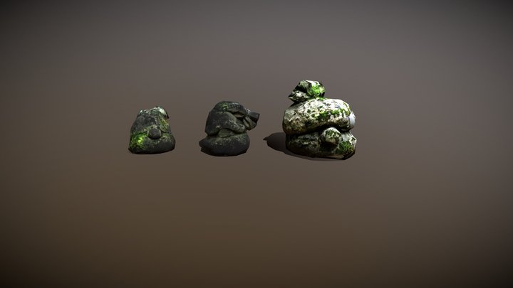 Bagcapped concrete Gnome Gardendecoration 3D Model