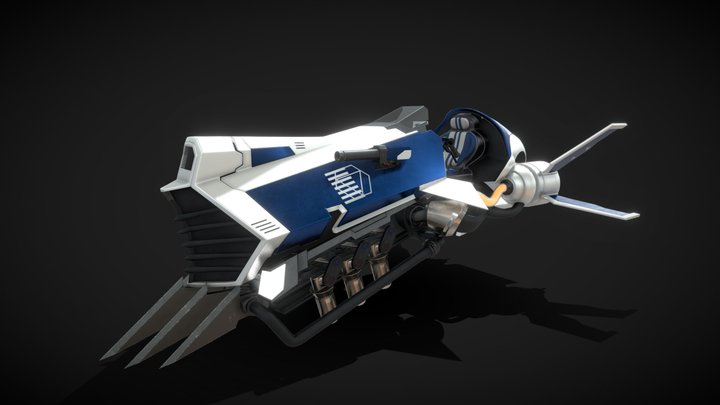 Hover BIke 2YW 3D Model