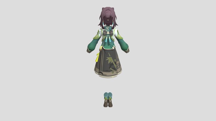 Ink-Tinged Sprout - Manekina – Modelo 3D gratuito STL