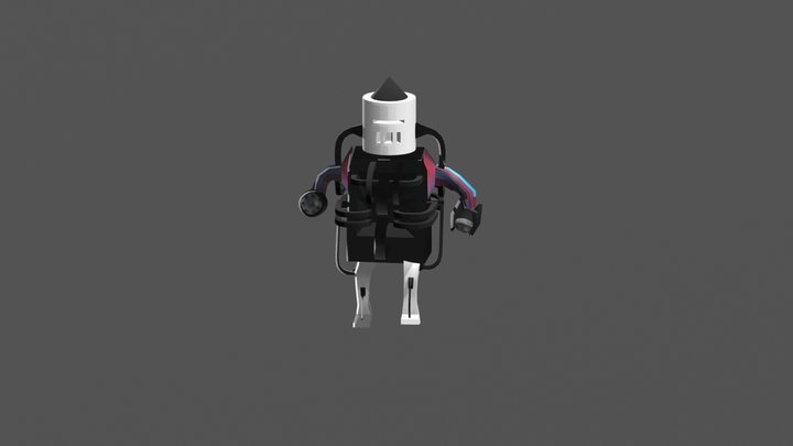 Robot Character Model Animation 3D Model