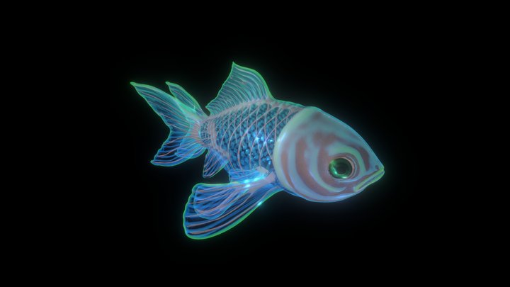 What if Deep Sea Goldfish Species 3D Model