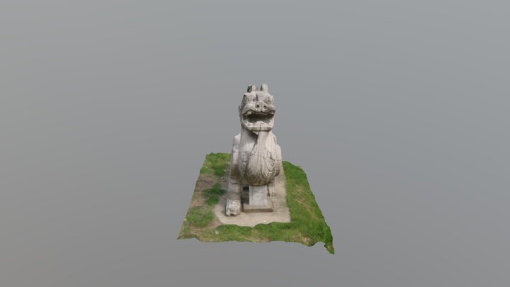 修陵北石兽 3D Model
