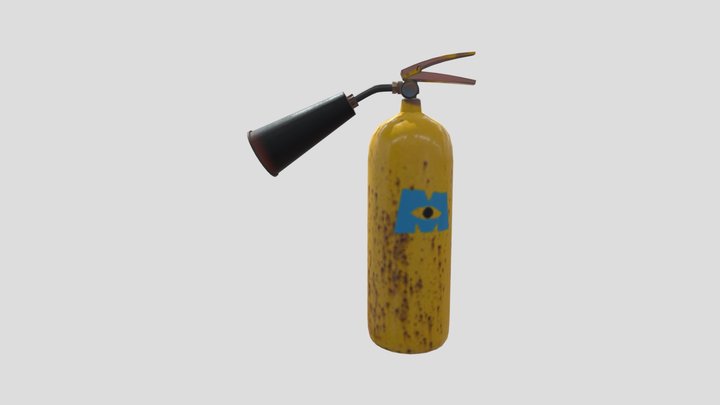 Fire-extinguisher 3D Model