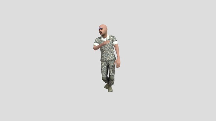 Samba Dancing 3D Model