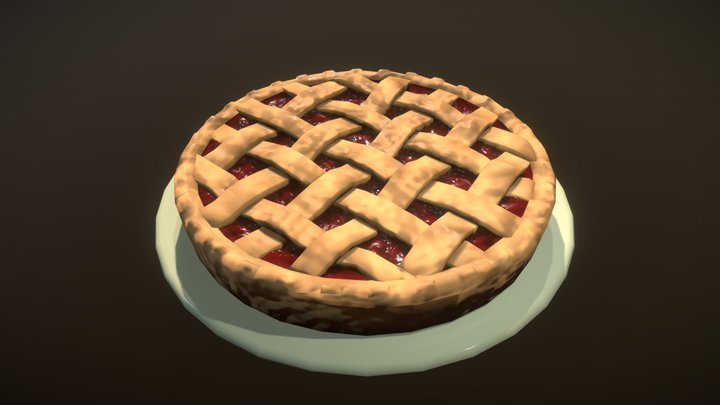Cherry Pie - #3December2020 Day8 3D Model