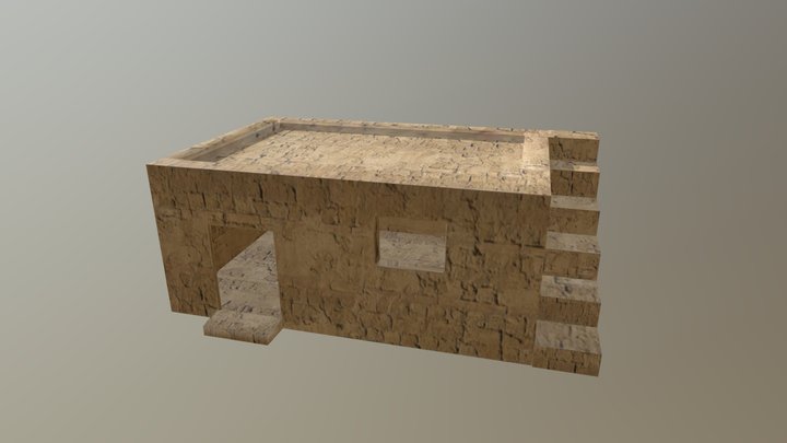 Egyptian house 3D Model