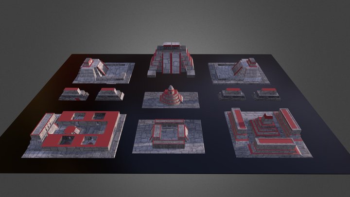 Ciudad de Tenochtitlán 3D Model
