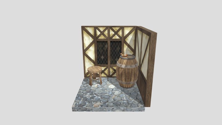 Cottage Corner 3D Model