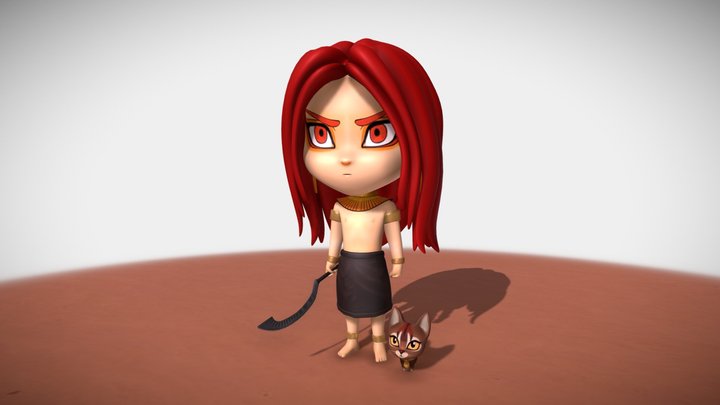 Ennead SD Seth Fanart, God of Egypt 3D Model
