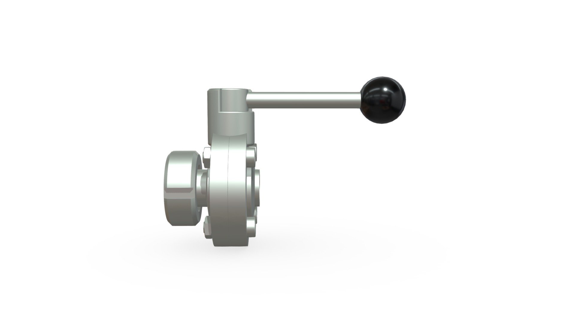 BS4825_SMS-Butterfly Valve Manual FxWeld — Sketchfab embed 3D viewer