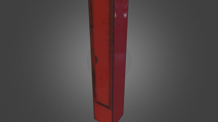 Locker 3D Model