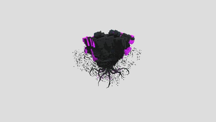 Wither storm finale stage 3D Model