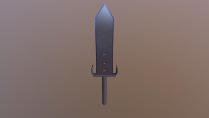 first sword in solid works 3D Model