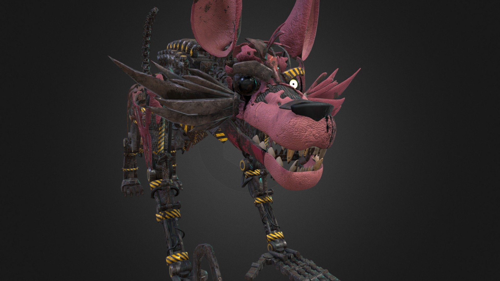 Aftonbuilt-Junkyard Foxy : r/fivenightsatfreddys