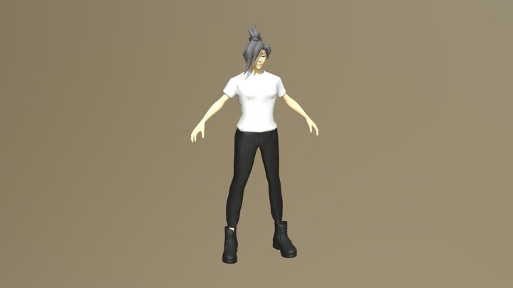 Female ( Mercy ) 3D Model
