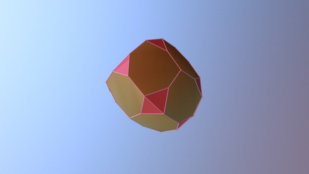 Equilateral Polyhedron with Heptagons, S4A4