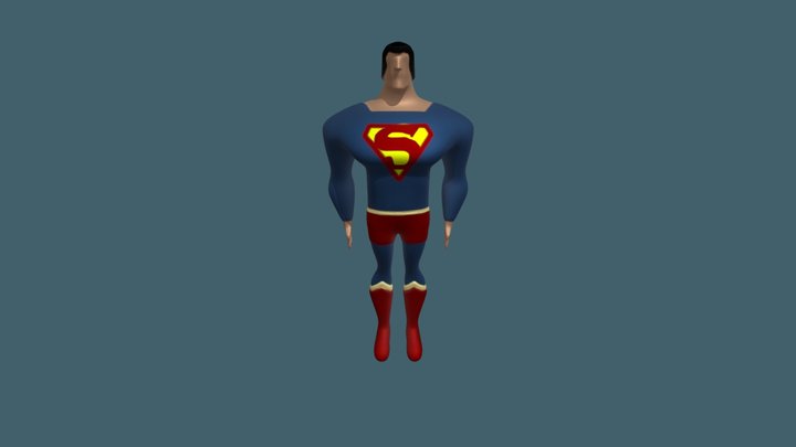 Super-man 3D Model
