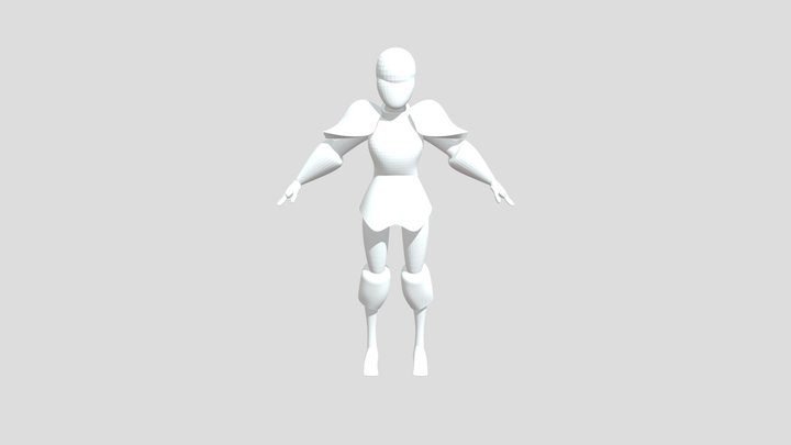 Char_ Blockout_ Dautel 3D Model