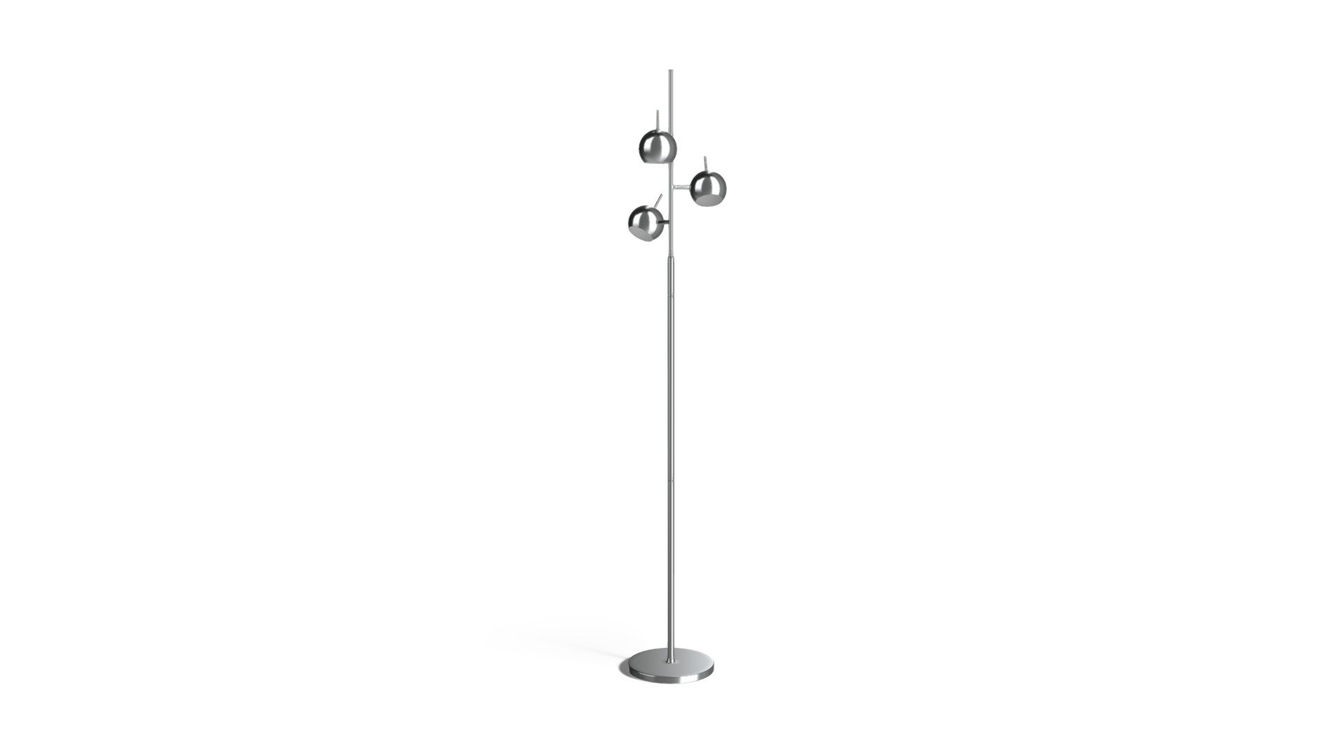 Austin Floor Lamp, Chrome