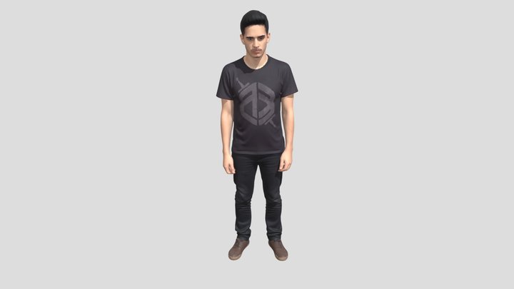 Geometric Emblem Tee Portrait