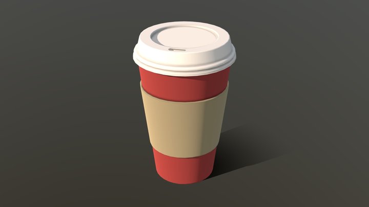 Coffee Shop Cup 3D Model
