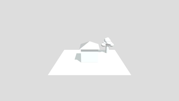 Simple House 3D Model