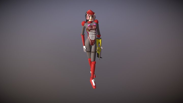 時空潮汐力駆逐艦・卯月（改1） 3D Model