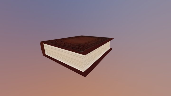 Old Book 3D Model