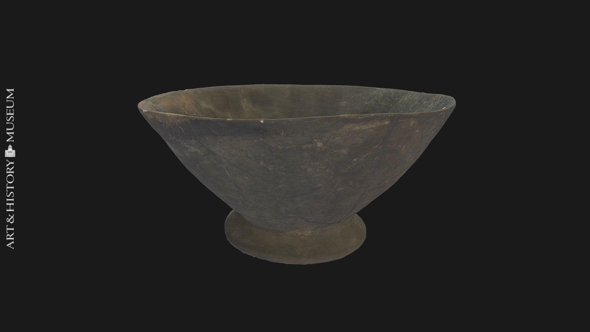 Small bowl with flat base and flaring rim