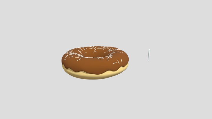 Realistic Doughnut 3D Model (Game Ready)