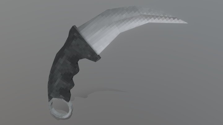 karambit Knife 3D Model