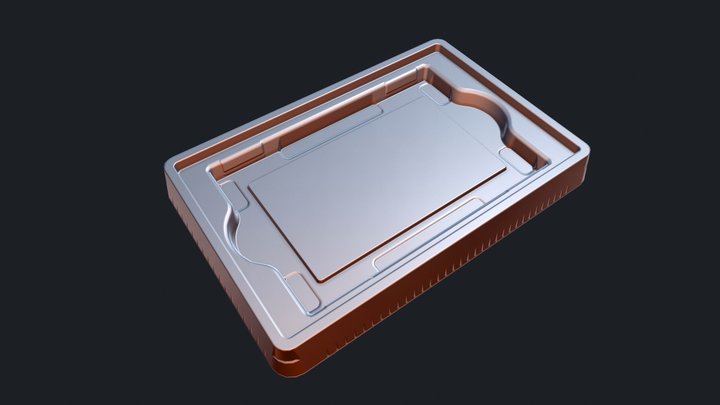 04/06/19 [ 860 EVO SSD PACKAGING ] - Low Poly 3D Model