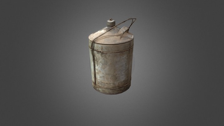 Oil Barrel 3D Model