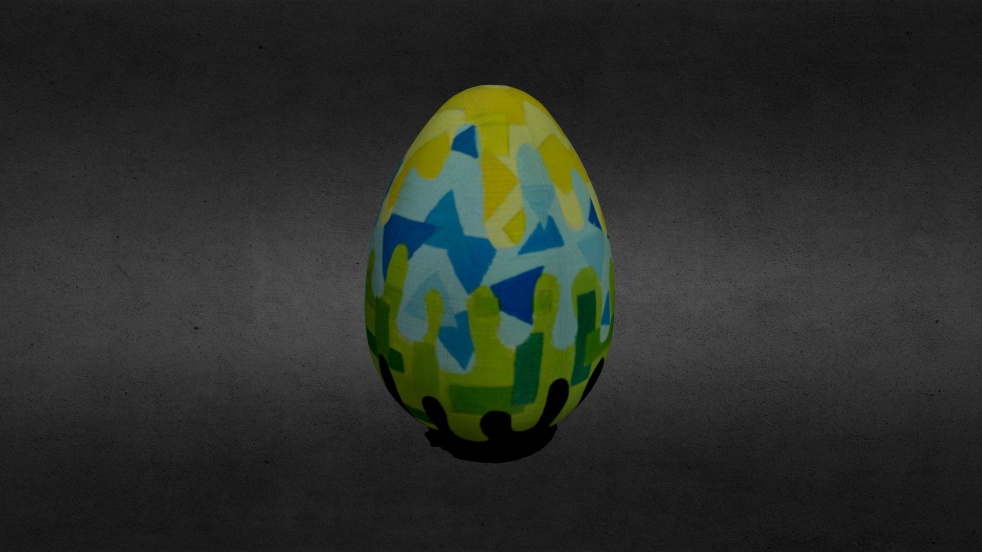 Colour Plaster Egg. Leyre Rived Alvarado
