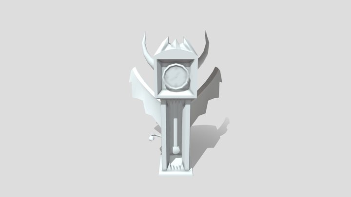 Demon Clock 3D Model