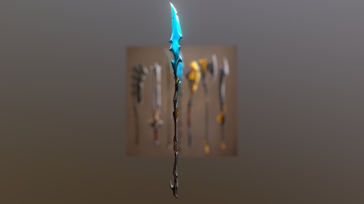 Cristal weapon :) 3D Model