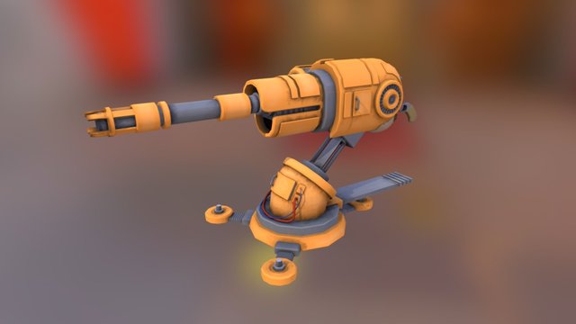 Junky Blaster 3D Model