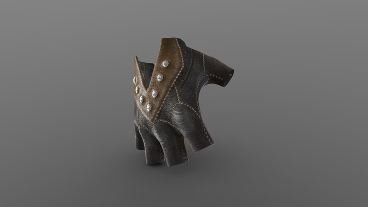 Hand gloves 3D Model