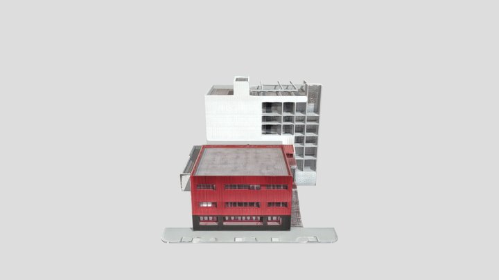 Multi-part Urban Building Model. – Free 3D Model STL