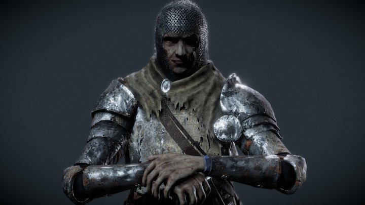 The Resolute Knight 3D Model