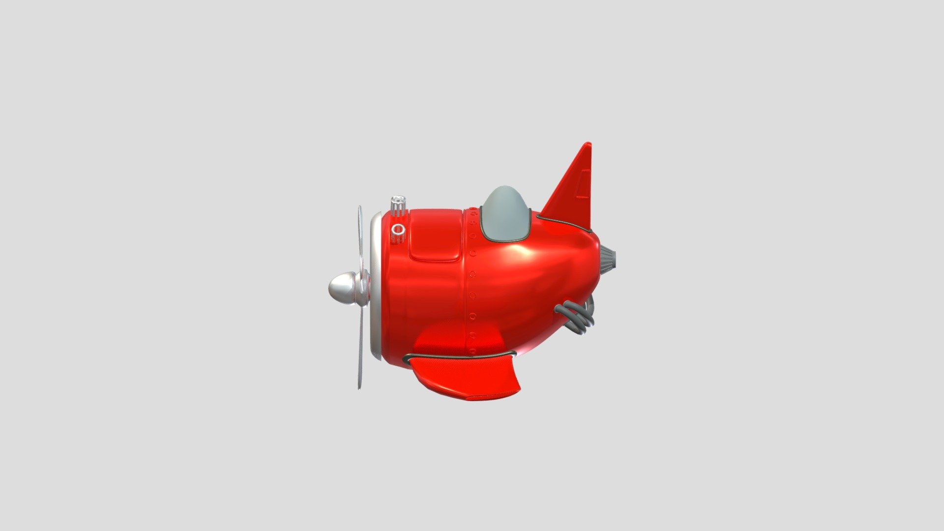 Cartoony looking Airplane