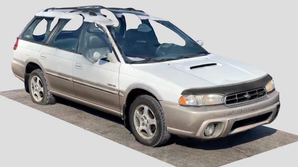 Photoscanned Subaru Legacy Outback
