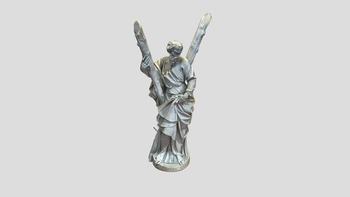 Francesco Robba: St Andrew the Apostle_16K_CANON 3D Model