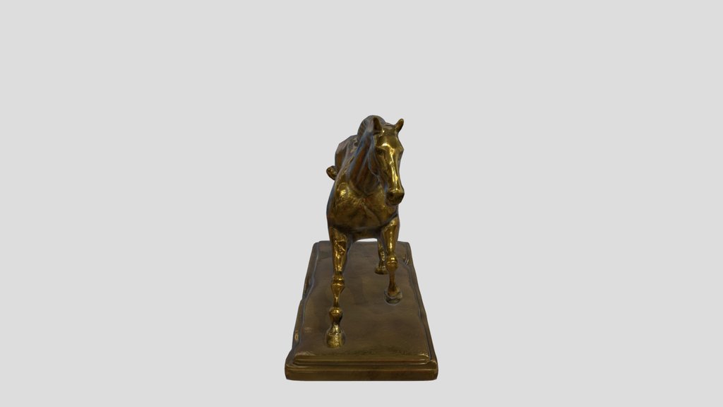 Gold Horse Runing