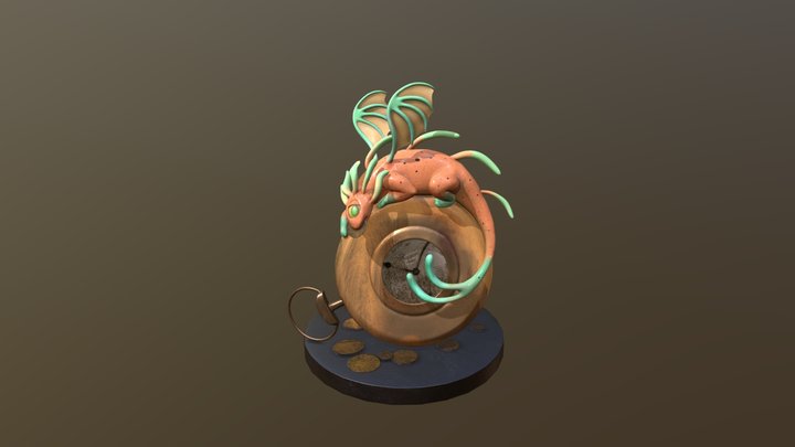 Pocket Watcher 3D Model