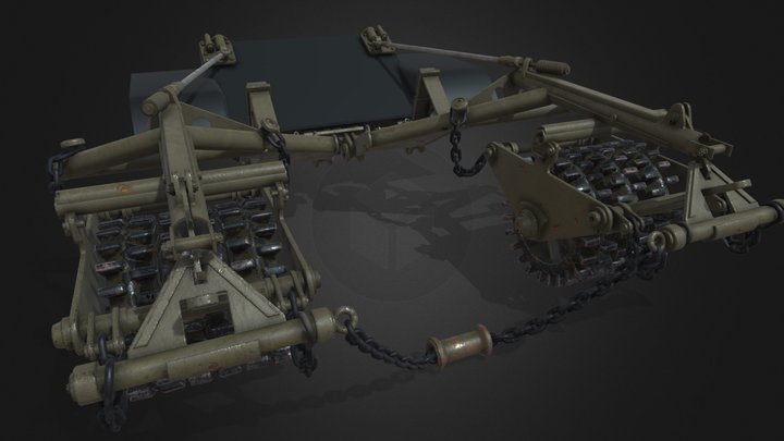 KMT-5M MINE-ROLLER 3D Model