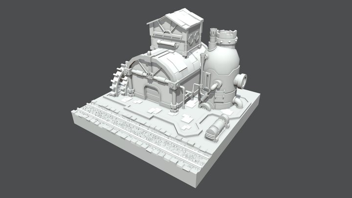1IGP32_D_Vanderkelen_Kyan_SimpleScene 3D Model