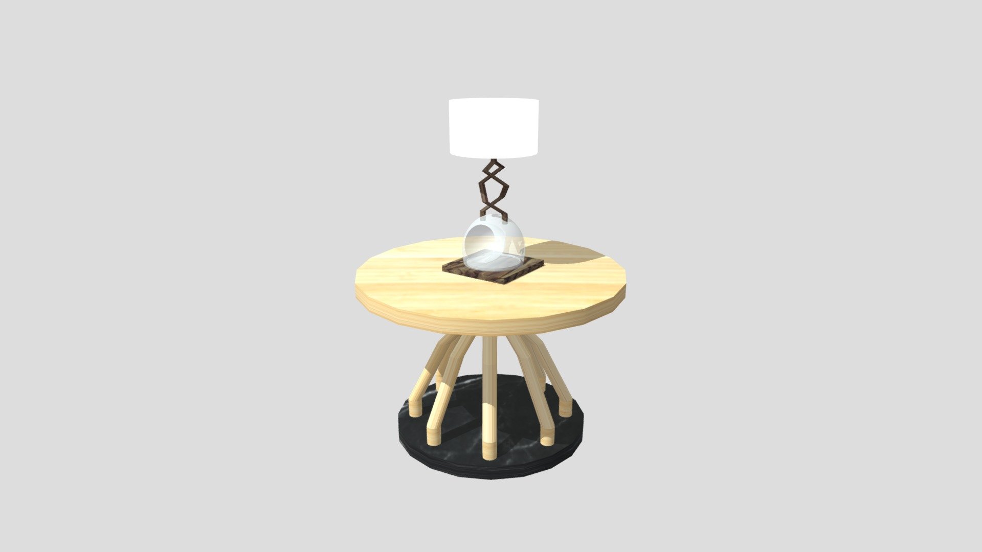 Table and Lamp