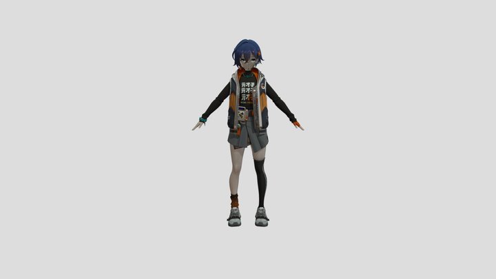 铃 3D Model
