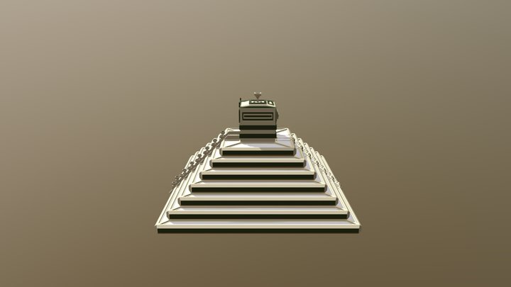 Mayan Pyramid 3D Model